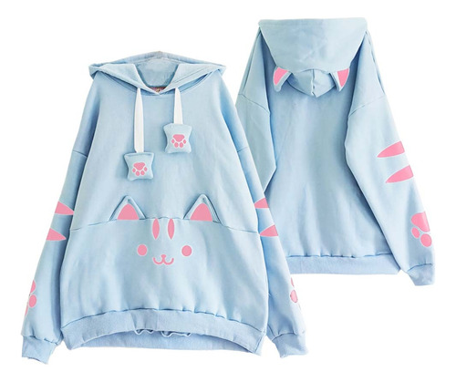 Buzo Nyan Nyan Sugar / Gatito / Estilo Oversize / Unisex