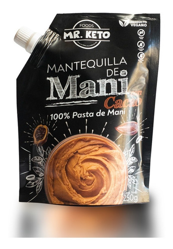 Mantequilla Keto De Maní Con Cacao