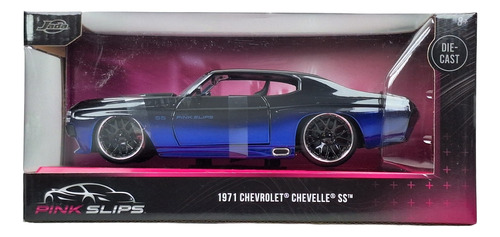 1971 Chevrolet Chevelle Ss 1:24 Jada Toys Pink Slips
