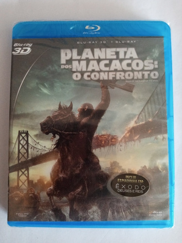 Bluray Planeta Dos Macacos: O Confronto / 3d + Bluray