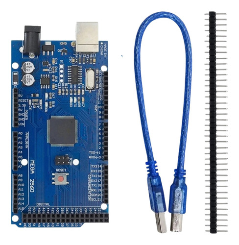 Placa Mega2560 R3 (2560 Ch340g) Compatível Com Arduino