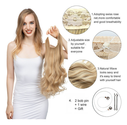 Peruca Cabelo Longo Encaracolado Fosca Alta Temperatura A