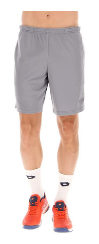 Short De Tenis Hombre Lotto - Squadra Iii Gris