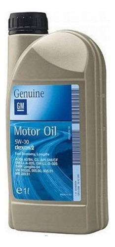 Aceite Gm 5w-30 (api Sn/cf Acea C3 Dpf) Bidon 1 Litro