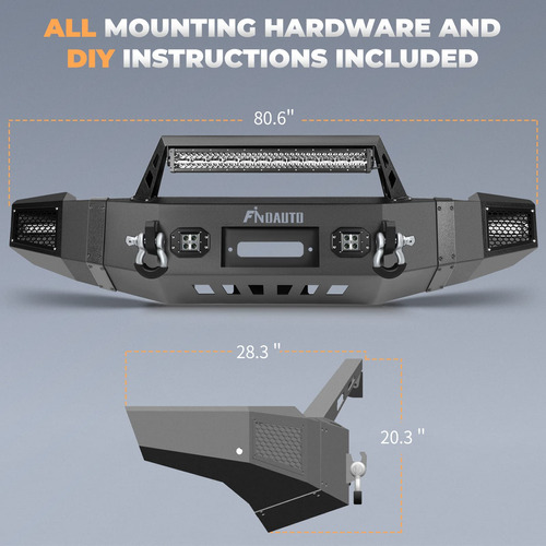 Findauto Parachoque Delantero Para Chevrolet Silverado 1500