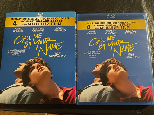 Call Me By Your Name Blu Ray