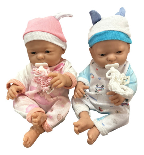 Mellizos Muñecos Reales Mini