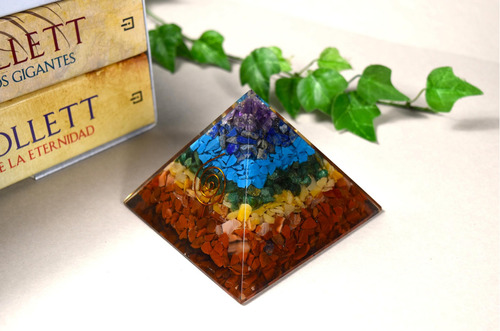 Generador De Orgonita 98 Mm 7 Chakras Energía Positiva