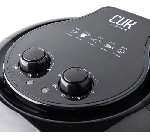 Gadnic freidora sin aceite F7.0 Plus color negro 220v