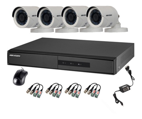 Kit Camaras Seguridad Hikvision 8ch + 4 Cam Full Hd Matko