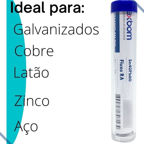 Tubo de estaño de soldadura de 1 mm, 40 x 60, 10 g, 0 V