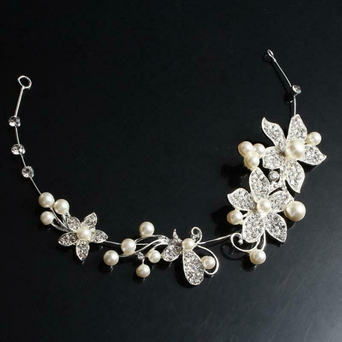 Arranjo Cabelo Coroa Noiva Dama Princesa Tiara Penteados