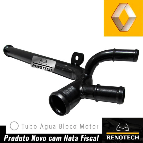 Imagem 2 de 10 de Tubo Agua Bloco Motor Megane 1.6 8v K7m 97 A 99 7700870330