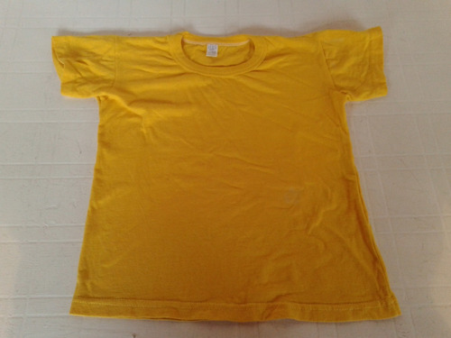 Remera Amarilla Talle 6 De Algodon
