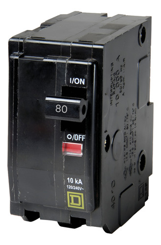 Interruptor De Circuito Square D Qo280 80a 2 Polos 240v
