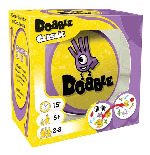 Juego De Cartas Dobble Velocidad E Ingenio Original Top Toys