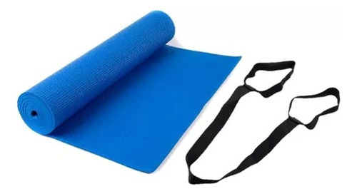  Mat Yoga Liso 4 Mm Enrollable Pilates Yoga Elongacion Gym