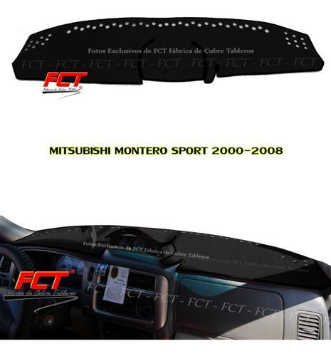 Cubre Tablero Mitsubishi Montero Sport- 2001 2002 2004 2006 
