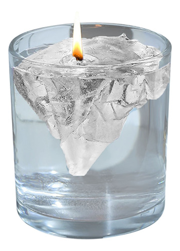 Vela De Aromaterapia Con Forma De Iceberg Flotante C, Decora