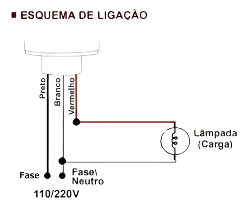 Kit 60 Tomada Suporte P/ Rele Fotocélula Fotoelétrico Bivolt