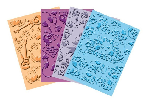 Embossing Folder Carpeta Para Realzar Rock A Prrincess