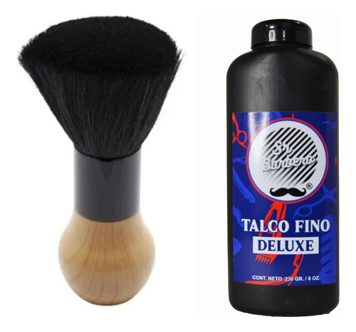 Bledo Sacudidor Suave Barbería Barber Pro + Talco Sr Barbero