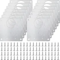 Comprar 16 Piezas Placas Reparadoras De Bisagras En Acero Inoxidable