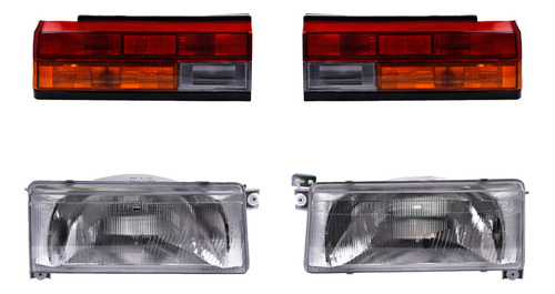 Set Calaveras + Faros Depo Nissan Tsuru 1989