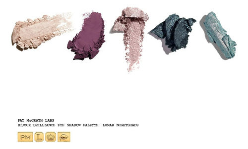Pat Mcgrath Eye Shadow Palette Lunar Nightshade Azul Petróleo