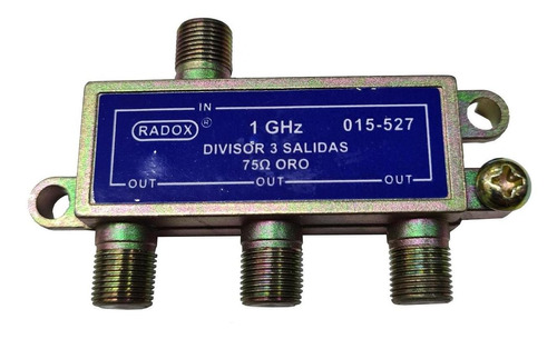 Divisor Coaxial Economico 3 Salidas Radox 015-527