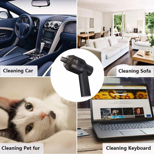 De Mini Aspiradora De Mano Para Coche, Recargable Por Usb