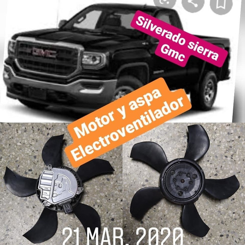 Motor Y Aspa Electroventilador Silverado Gmc/ Sierra Origina