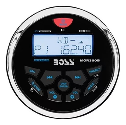 Boss Audio Mgr350b Indash Marine Gauge Bluetooth Medios Digi