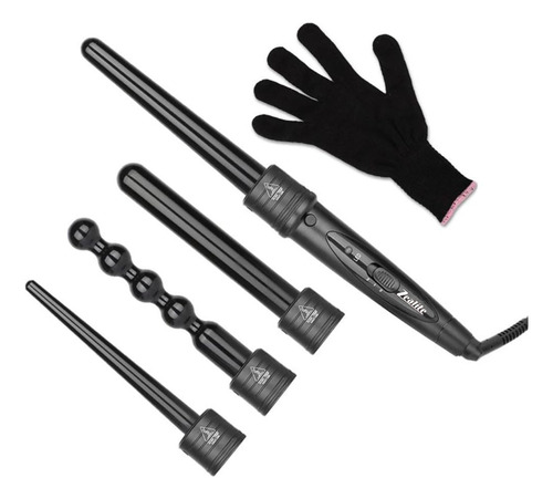 Set De Varitas Rizadoras, Juhaleiw Lujoso Set De 4 En 1 De R