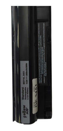 Imagen 6 de 10 de Batería Dell M5y1k 3451 3551 3567 5558 5758 Gxvj3 Compatible
