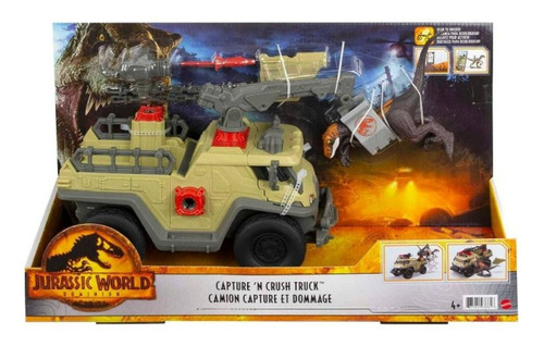 Camión Vehiculo Captura Dinosaurio Jurassic World Dominion