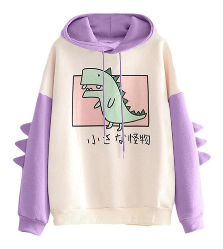 Sudadera Kawaii De Dibujos Animados Dinosaurio Sudaderas