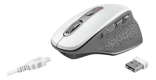 Imagen 9 de 9 de Mouse Trust Ozaa Wireless Recargable Pc Notebook Ergonómic C