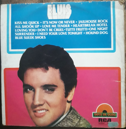 Lp Vinil (vg/+) Elvis Presley Disco De Ouro 1a Ed Br 1977