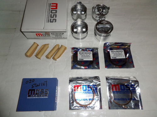 Pistones Con Anillos Toyota Starlet A 020 = 050 Moss