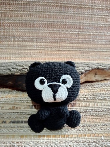 Osito Frontino - Peluches Tejidos- Amigurumi-oso De Anteojos