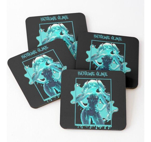 Set Posavasos Anime Arth, Anime, Limo, Hatsune Calidad Premi