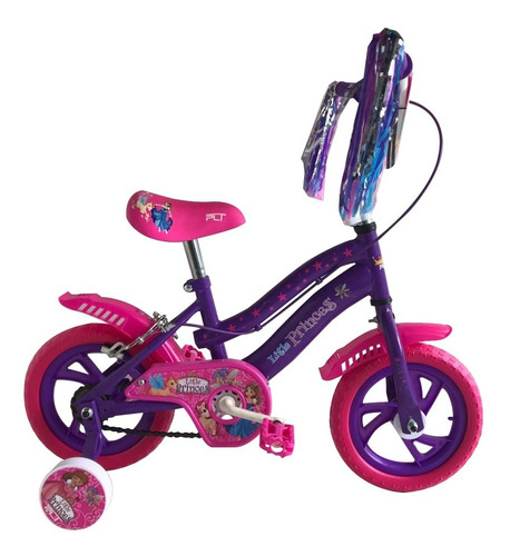 Imagen 1 de 4 de Bicicleta Rin 12 De Eva Plt Little Princess Para Niñas