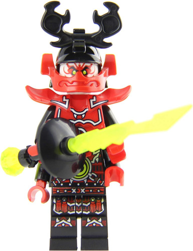 Lego Ninjago: Minifigura General Kozu Con Hoja Elemental