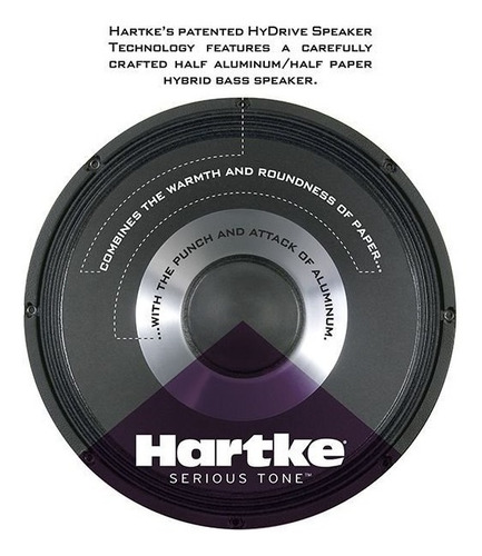 Imagem 5 de 5 de Amplificador Hartke Hd Series Hd50 Para Baixo