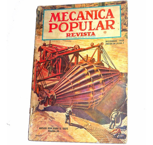 Revista Mecánica Popular Dicienbre De 1948 Usada, Colección.