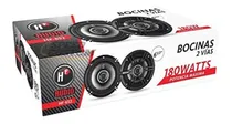 Comprar Bocinas 6.5  Para Auto  180w 2 Vias Hf Par De Bocinas 6.5 