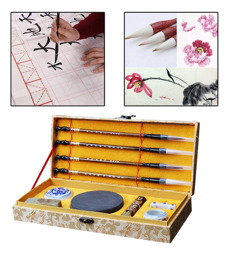 11 Juegos De Caligrafía China Tradicional, Escritura,