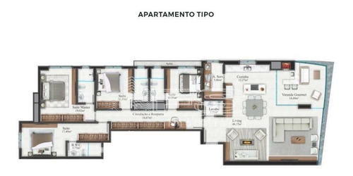 Imagem 7 de 15 de Grand Hill Tower - 4 Suítes Meia Praia Itapema - 2822