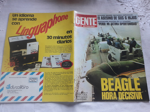 Revista Gente Nº 652 19/1/1978 Guerra Del Beagle - Di Tella